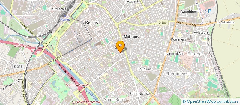 localisation de l'entreprise MONSIEUR PIERRE GUILLIER  REIMS