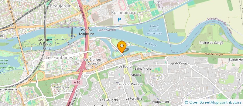 localisation de l'entreprise MONSIEUR PIERRE GUILLON  SAINT-AVERTIN