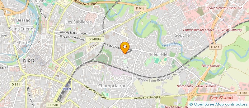 localisation de l'entreprise MONSIEUR PIERRE GUILLOTEAU  NIORT