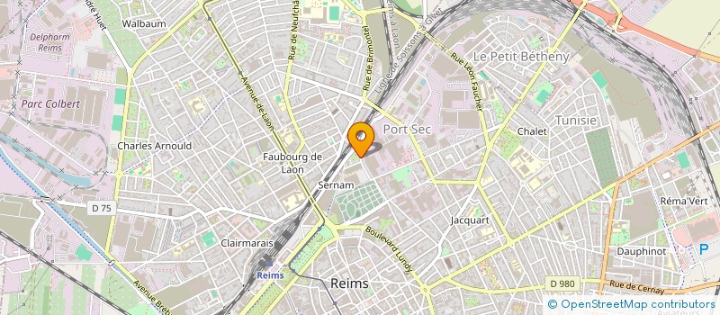 localisation de l'entreprise MONSIEUR PIERRE GUILMART  REIMS