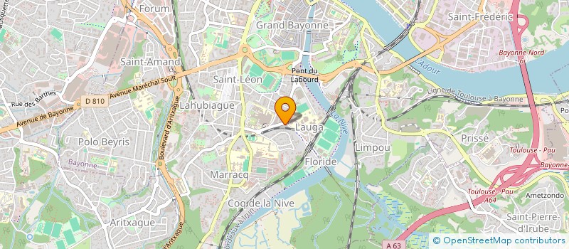 localisation de l'entreprise MONSIEUR PIERRE GUINE  BAYONNE