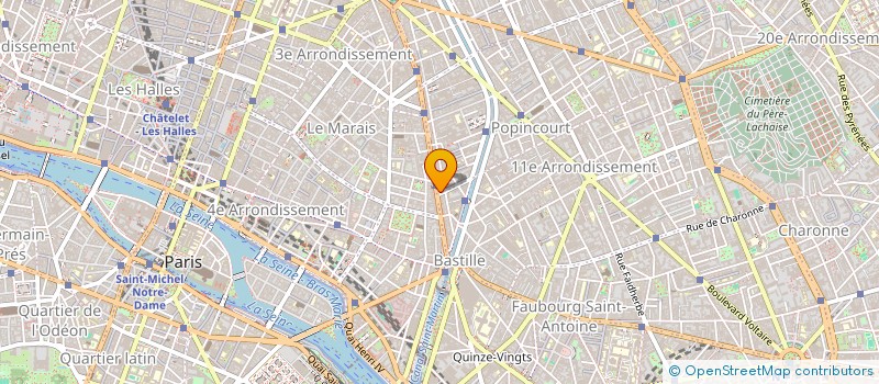 localisation de l'entreprise MONSIEUR PIERRE GUINIER  PARIS