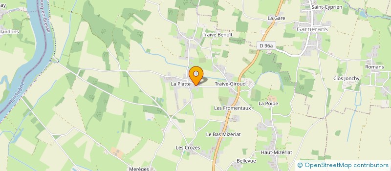 localisation de l'entreprise MONSIEUR PIERRE GUION à SAINT-DIDIER-SUR-CHALARONNE