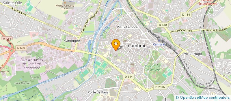 localisation de l'entreprise MONSIEUR PIERRE GUISOLPHE à CAMBRAI
