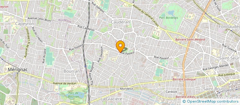 localisation de l'entreprise MONSIEUR PIERRE GUITET à BORDEAUX