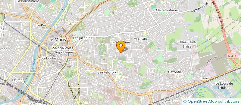 localisation de l'entreprise MONSIEUR PIERRE GUITTET à LE MANS