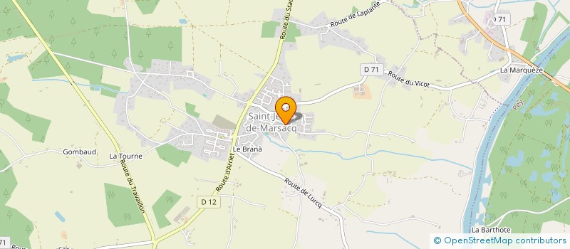 localisation de l'entreprise MONSIEUR PIERRE GULINO  SAINT-JEAN-DE-MARSACQ