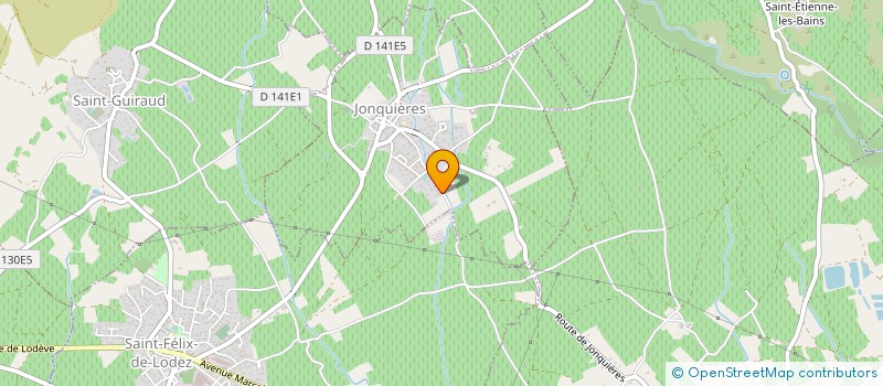 localisation de l'entreprise MONSIEUR PIERRE GUSTIN  JONQUIERES