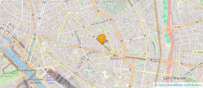 localisation de l'entreprise MONSIEUR PIERRE GUTH  PARIS