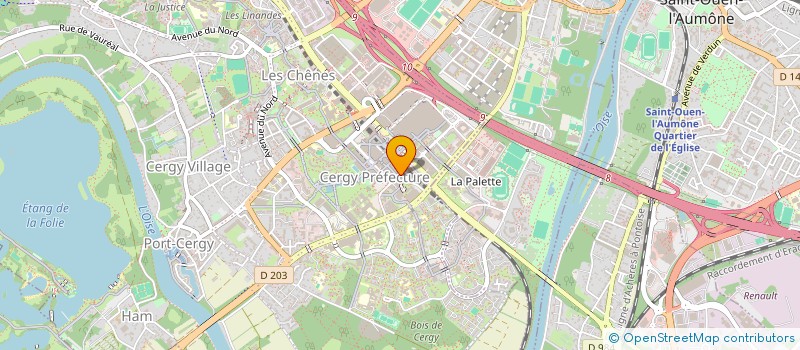 localisation de l'entreprise MONSIEUR PIERRE-GUY SETBON à PONTOISE