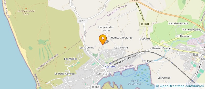 localisation de l'entreprise MONSIEUR PIERRE-GUY THEROND  BARNEVILLE-CARTERET