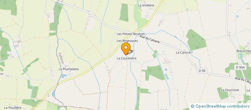 localisation de l'entreprise MONSIEUR PIERRE GUYARD  FALLERON