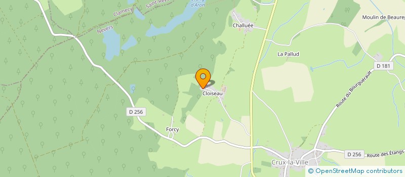 localisation de l'entreprise MONSIEUR PIERRE GUYARD à CRUX-LA-VILLE