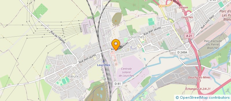 localisation de l'entreprise MONSIEUR PIERRE GUYOT  LOURCHES