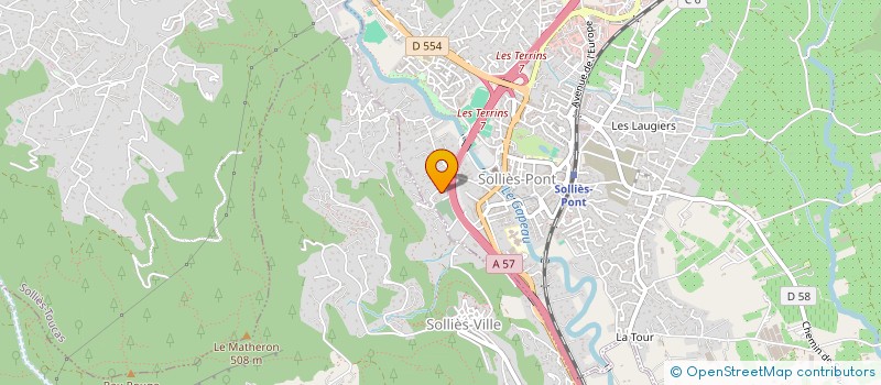 localisation de l'entreprise MONSIEUR PIERRE GY  SOLLIES-PONT