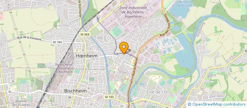 localisation de l'entreprise MONSIEUR PIERRE HAAS  HNHEIM