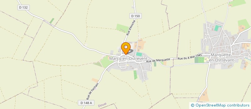 localisation de l'entreprise MONSIEUR PIERRE HAINE  MARCQ-EN-OSTREVENT