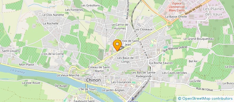 localisation de l'entreprise MONSIEUR PIERRE HALBERT  CHINON