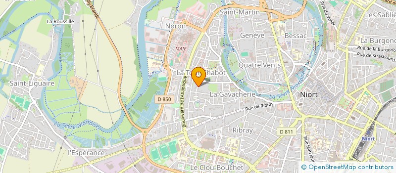 localisation de l'entreprise MONSIEUR PIERRE HALDENWANG à NIORT