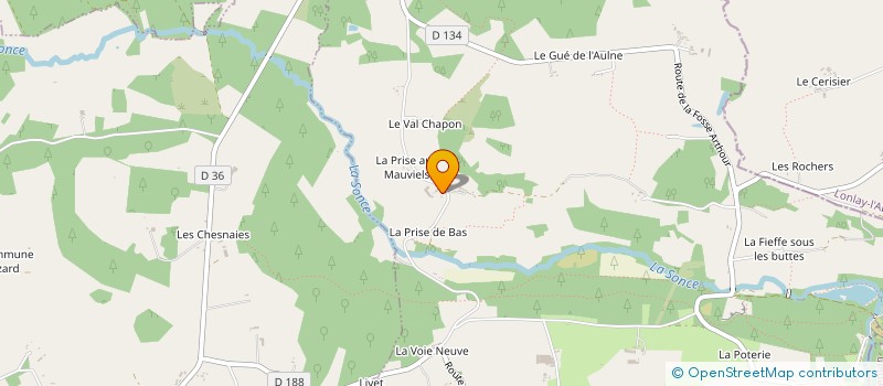 localisation de l'entreprise MONSIEUR PIERRE HAMARD  SAINT-GEORGES-DE-ROUELLEY