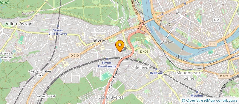 localisation de l'entreprise MONSIEUR PIERRE HAMARD à SEVRES