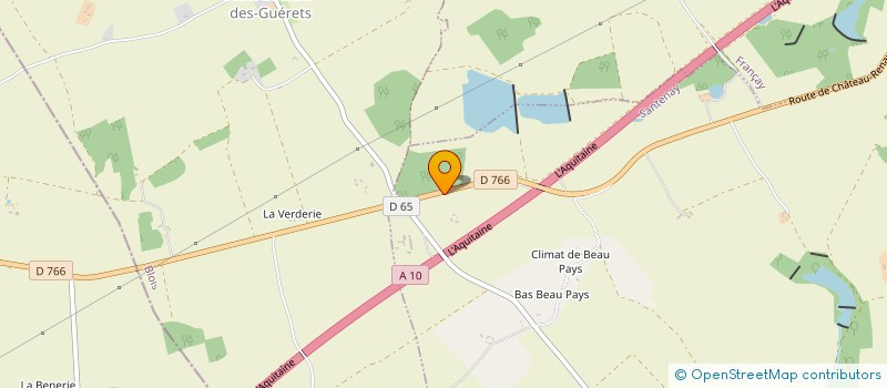 localisation de l'entreprise MONSIEUR PIERRE HAMELIN  LANDES LE GAULOIS