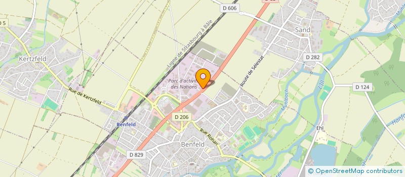 localisation de l'entreprise MONSIEUR PIERRE HAMM  BENFELD