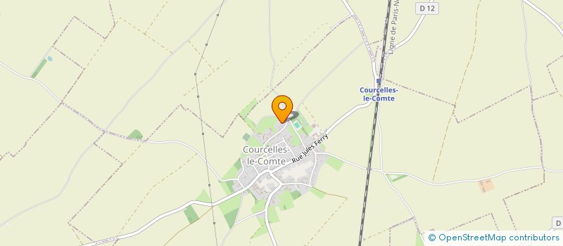 localisation de l'entreprise MONSIEUR PIERRE HAMMELRATH  COURCELLES-LE-COMTE