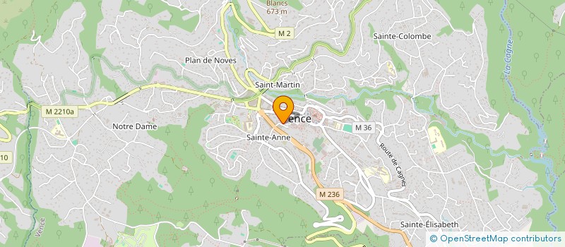localisation de l'entreprise MONSIEUR PIERRE HAMON à VENCE