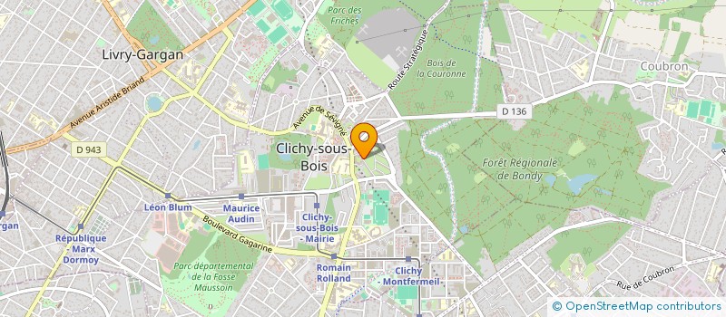 localisation de l'entreprise MONSIEUR PIERRE HAMPARTZOUMIAN à CLICHY-SOUS-BOIS