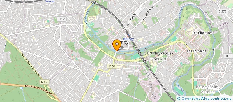 localisation de l'entreprise MONSIEUR PIERRE HANCHE  BRUNOY