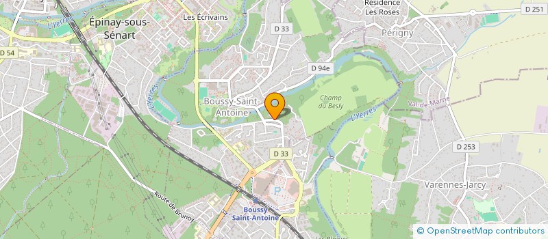 localisation de l'entreprise MONSIEUR PIERRE HANCHE  BOUSSY-SAINT-ANTOINE