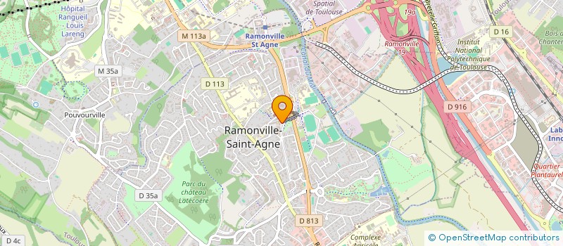 localisation de l'entreprise MONSIEUR PIERRE HANNA  RAMONVILLE-SAINT-AGNE