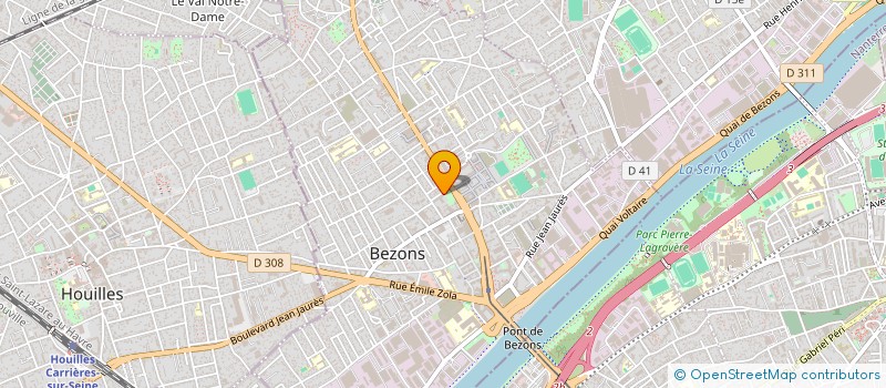 localisation de l'entreprise MONSIEUR PIERRE HANNA à BEZONS