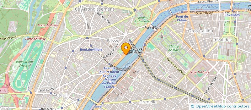 localisation de l'entreprise MONSIEUR PIERRE HANON  PARIS