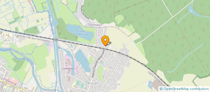 localisation de l'entreprise MONSIEUR PIERRE HANON  ARQUES