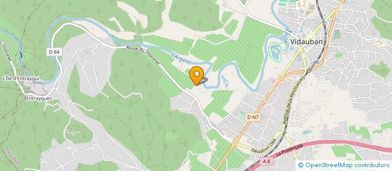 localisation de l'entreprise MONSIEUR PIERRE HAQUET  VIDAUBAN