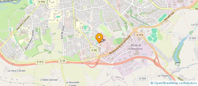 localisation de l'entreprise MONSIEUR PIERRE HARDEL  SAINT-LO