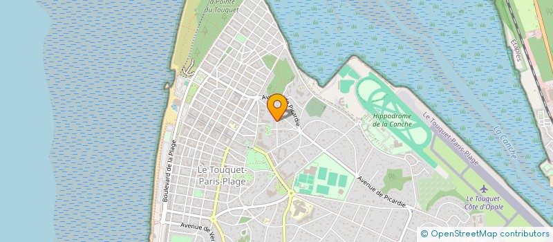 localisation de l'entreprise MONSIEUR PIERRE HARDOUIN à LE TOUQUET-PARIS-PLAGE