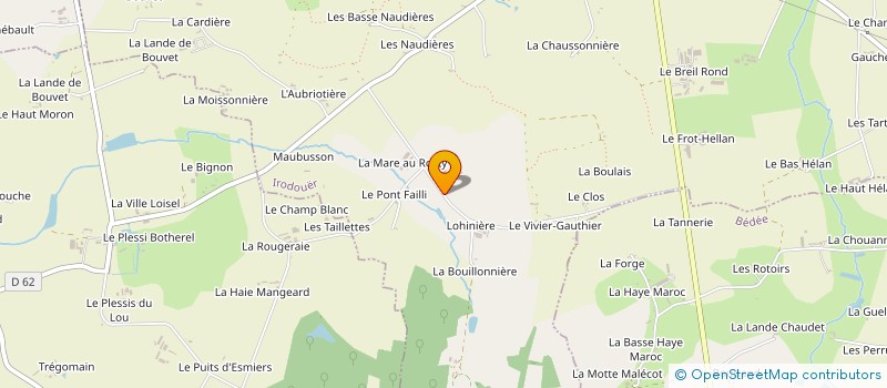 localisation de l'entreprise MONSIEUR PIERRE HARDY à IRODOUER