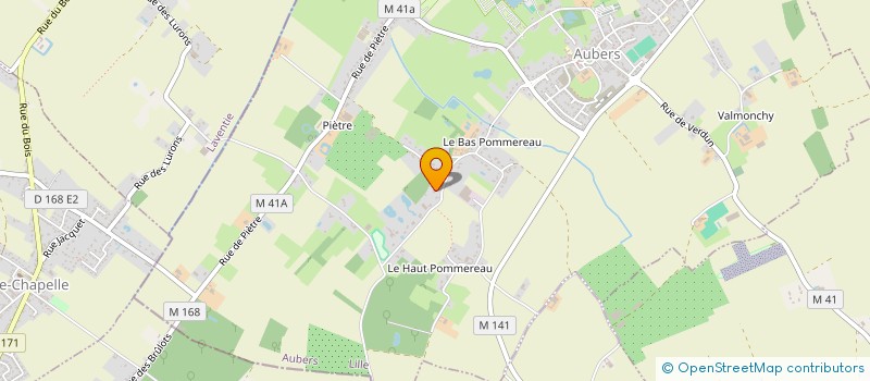 localisation de l'entreprise MONSIEUR PIERRE HATRON à AUBERS