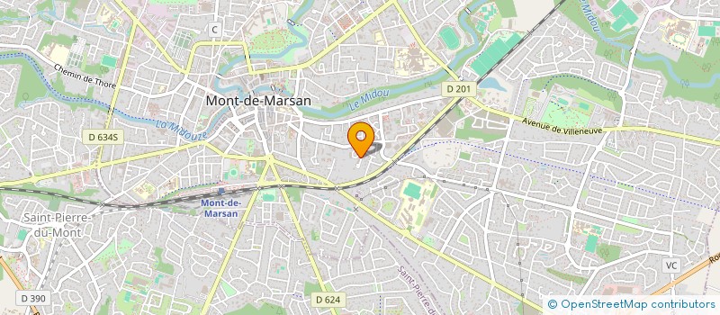 localisation de l'entreprise MONSIEUR PIERRE HAURIEU  MONT-DE-MARSAN