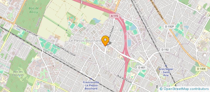 localisation de l'entreprise MONSIEUR PIERRE HEBERT à LE PLESSIS-BOUCHARD