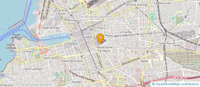 localisation de l'entreprise MONSIEUR PIERRE HEBRARD  MARSEILLE