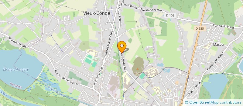 localisation de l'entreprise MONSIEUR PIERRE HECHO  VIEUX-CONDE