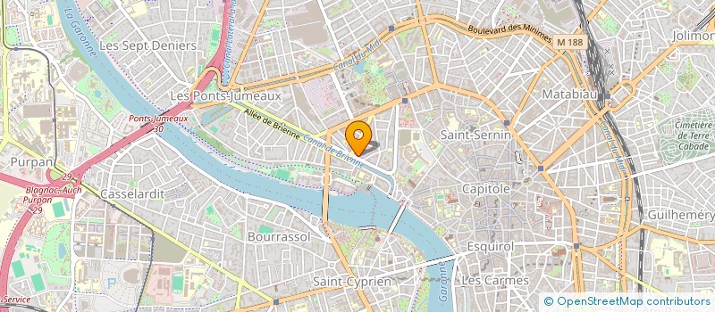 localisation de l'entreprise MONSIEUR PIERRE HECQUARD à TOULOUSE