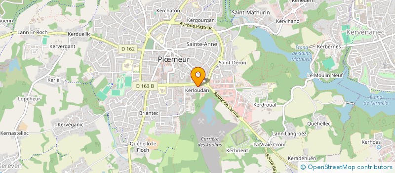 localisation de l'entreprise MONSIEUR PIERRE HELLO  PLOEMEUR