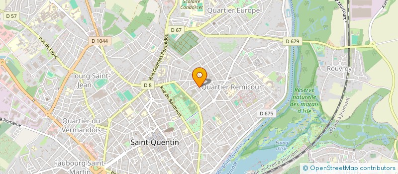localisation de l'entreprise MONSIEUR PIERRE HELMINIAK à SAINT-QUENTIN