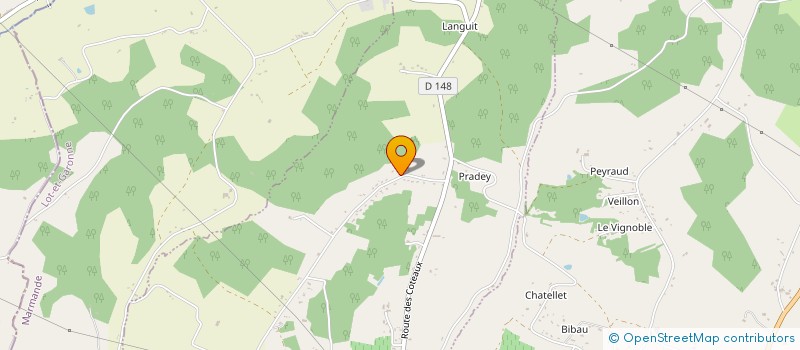 localisation de l'entreprise MONSIEUR PIERRE HENIR DE BOUSSIERS  LAGUPIE