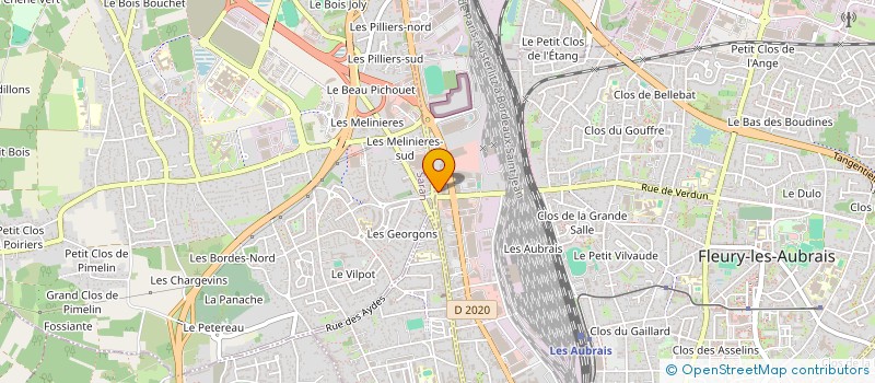 localisation de l'entreprise MONSIEUR PIERRE HENNEGUIER à FLEURY-LES-AUBRAIS